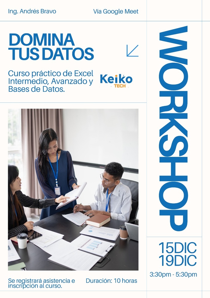 Domina tus Datos: Excel Intermedio, Avanzado y Bases de Datos